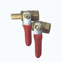 Ball valve inner screw copper ball valve pneumatic switch fire valve take over 6 8 10 12-02 03 04 inner teeth