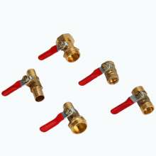 Ball valve inner screw copper ball valve pneumatic switch fire valve take over 6 8 10 12-02 03 04 inner teeth