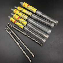 Jayite round head impact bit high speed steel woodworking drilling bit threaded outer teeth drilling screw tail drilling woodworking row drilling open hole drilling drilling impact drill