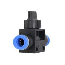 Pneumatic components quick connector HVFF hand valve switch valve gas pipe quick insert plastic valve HVFF-6/8/10/12