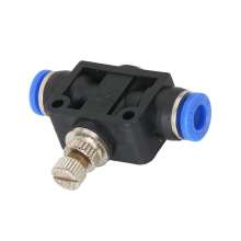 quick-connect joint one-way throttling pipe type high quality straight through throttling PA4/6/8/10/12 throttle valve