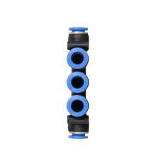 Plastic quick-connect connector five-way PK8/PW4-6-10-12 quick connector pneumatic component air pipe outer diameter