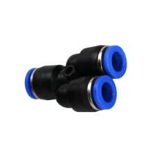 Pneumatic components quick-connect connector Plastic connector Quick connector Y-type three-way PY8/6/10/12/4/16
