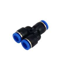 Pneumatic components quick-connect connector Plastic connector Quick connector Y-type three-way PY8/6/10/12/4/16
