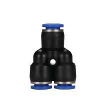 Pneumatic components quick-connect connector Plastic connector Quick connector Y-type three-way PY8/6/10/12/4/16