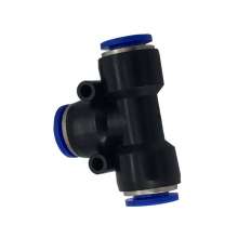 Pneumatic components quick-connect connector plastic connector quick connector T-type inverted three-way variable diameter PEG