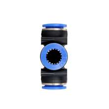 Pneumatic components quick-connect connector plastic connector quick connector T-type inverted three-way variable diameter PEG