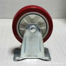 Medium PU directional wheel Industrial Casters Polyurethane orientation Wheel type Jujube casters Load capacity 75KG-150KG