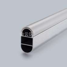 Hollow clothes rail. Flat iron in the wardrobe. Aluminum alloy closet. Rubberized tube through tube reinforcement wholesale JT-02