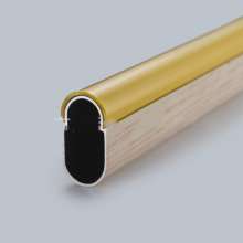 Clothes rail . mw-01 wardrobe rail flange thick aluminum wardrobe rod custom. hanger rod