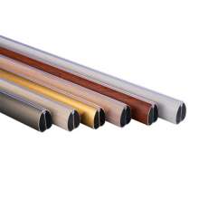 Wardrobe closet large heart-shaped clothes rail. Clothes rail. Clothes tube thickening. Aluminum alloy clothes rail