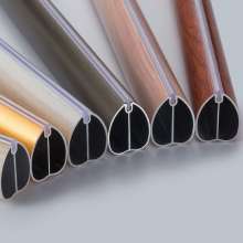 Wardrobe closet large heart-shaped clothes rail. Clothes rail. Clothes tube thickening. Aluminum alloy clothes rail