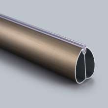 Wardrobe closet large heart-shaped clothes rail. Clothes rail. Clothes tube thickening. Aluminum alloy clothes rail