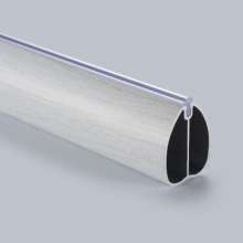 Wardrobe closet large heart-shaped clothes rail. Clothes rail. Clothes tube thickening. Aluminum alloy clothes rail