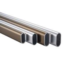 Double round clothes rod. Thick luxury wardrobe accessories. Double gun clothes rail aluminum clothes rail