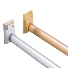 Heart-shaped clothes rail. Clothes pole. Thicken wardrobe. Clothes rail fixed flange clothes rod support hanging rod wardrobe accessories