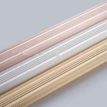Double fine-grained clothing. Clothes rail. Flat tube clothing through the cabinet inside the hanging rod flange seat clothes rod support aluminum alloy crossbar custom