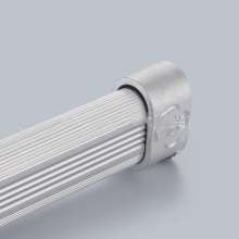 Double fine-grained clothing. Clothes rail. Flat tube clothing through the cabinet inside the hanging rod flange seat clothes rod support aluminum alloy crossbar custom