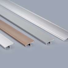 Aluminum alloy line. Yang angle Yin angle closing edge strip. Edge banding aluminum strip. I-shaped T-side edge strip UV board mouldings