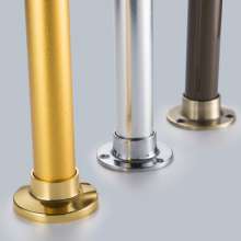 25 reinforced pipe. Tube. Wardrobe hang trousers tube aluminum alloy clothes rail bracket support flange seat Aviation aluminum material 1.0 thick