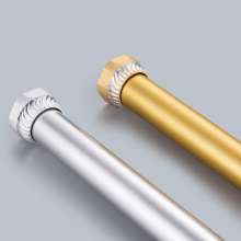 25 reinforced pipe. Tube. Wardrobe hang trousers tube aluminum alloy clothes rail bracket support flange seat Aviation aluminum material 1.0 thick