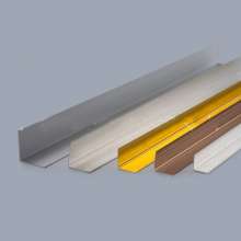 铝合金烤漆条纹铝合金木地板压条平面角铝   铝角边