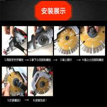 S8125 marble machine cutting machine marble machine marble stone saw electric circular saw multi-function portable woodworking saw hand saw woodworking saw with power cord 13A British plug power tool