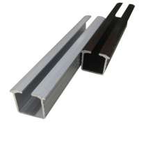 Thickened wardrobe large double hanging rail. Track. Door track sliding door. Track rail heavy duty sliding door small buffer track
