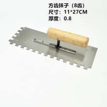 Toothed trowel square toothed trowel square toothed trowel toothed pusher trowel