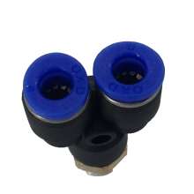 Pneumatic component quick plug connector plastic connector quick connector Y-type tee PX