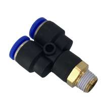 Pneumatic component quick plug connector plastic connector quick connector Y-type tee PX