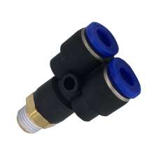 Pneumatic component quick plug connector plastic connector quick connector Y-type tee PX