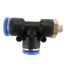 Pneumatic component quick connector, plastic connector, quick connector, T side tee, PD