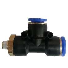 Pneumatic component quick connector, plastic connector, quick connector, T side tee, PD