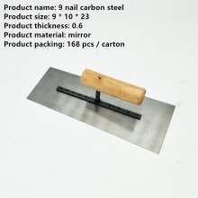 9 * 10 * 23 Oiler Plastering board Putty spatula mud trowel stainless steel push knife mason small iron trowel small trowel