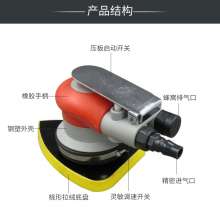KBA pneumatic large triangle sandpaper machine. Flocking peach sander. Pneumatic sheet metal polishing grinder. hardware tools . Pneumatic tool KP-6761