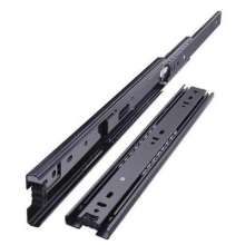 45 Silent Tri-Fold Cold Rolled Steel Slide Rail. Slide Rail. Steel Ball Slide Rail Drawer Track. Cabinet Household Hardware Lock