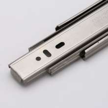 4510 stainless steel slide rail three section guide rail. Track. Slide rail. Silent hydraulic slide rail kitchen steel ball rail drawer slide