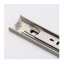 4510 stainless steel slide rail three section guide rail. Track. Slide rail. Silent hydraulic slide rail kitchen steel ball rail drawer slide