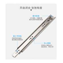 4510 three section stainless steel ball slide rail. Track. Silent buffer drawer rail. Cabinet rail hardware accessories wholesale