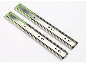 4515 double spring ball slide rail. Track. Slide to three section buffer cabinet track mute buffer damping household hardware wholesale