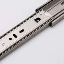 Xinju hardware stainless steel three section slide rail. Track. Slide rail. Push-pull drawer rail