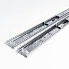 4515 Silent Ultra-long Slide Rail Ball Drawer Guideway Entrance Three-rail Rail Furniture.   Rail.   Slide Rail