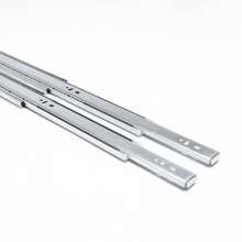 4515 Silent Ultra-long Slide Rail Ball Drawer Guideway Entrance Three-rail Rail Furniture.   Rail.   Slide Rail