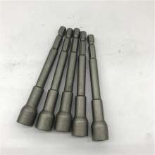 Length 100mm Magnetic Hex Socket Outer Hex Socket Strong Magnetic Screw Socket Strong Magnetic Hex Socket 6 Angle Socket Hex Wind Socket Hex Socket