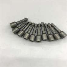 Length 45mm Magnetic Hex Socket Outer Hex Socket Strong Magnetic Screw Socket Strong Magnetic Hex Socket 6 Angle Socket Hex Wind Socket Hex Socket