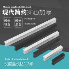 Modern minimalist cabinet handle, matte black furniture handle, aluminum alloy handle, wardrobe handle, cabinet door handle, cabinet drawer handle, furniture accessories extension