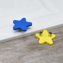 Personalized new children's room wardrobe handle accessories, cartoon handle accessories, star moon moon white cloud door handles, drawer handles, handles, bump prevention handles, furniture accessori