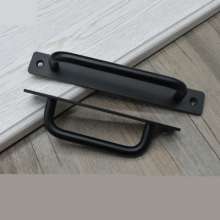Modern minimalist cabinet handles, surface-mounted handles, door handles, door handles, wooden door handle accessories, door handles, invisible door handles, furniture accessories, hardware accessorie