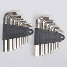 Allen wrench set of 9 Allen wrench set Allen wrench set Flat allen wrench set tool galvanized model complete